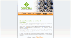 Desktop Screenshot of plastiform-france.com