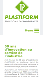 Mobile Screenshot of plastiform-france.com